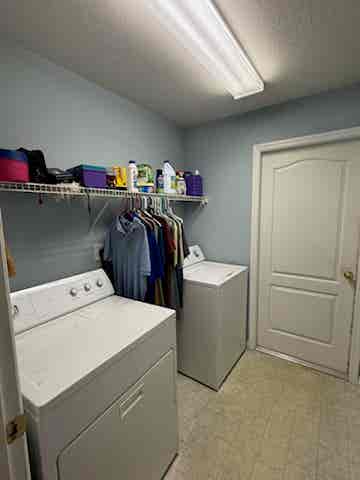 Private Large bedroom and bathroom.