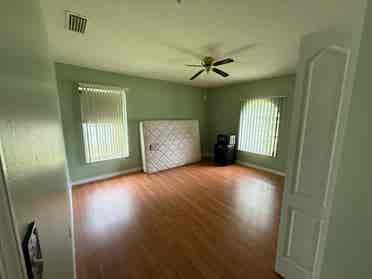 Private Large bedroom and bathroom.