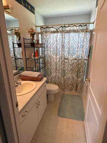 Private Large bedroom and bathroom.