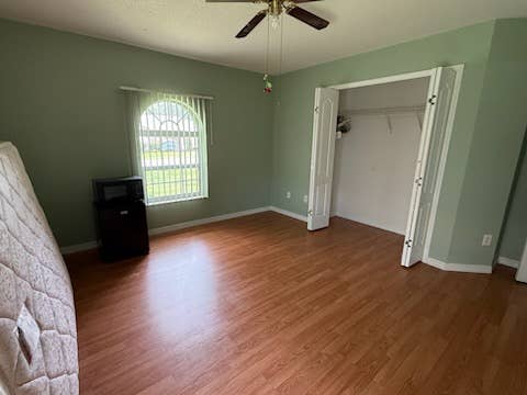 Private Large bedroom and bathroom.