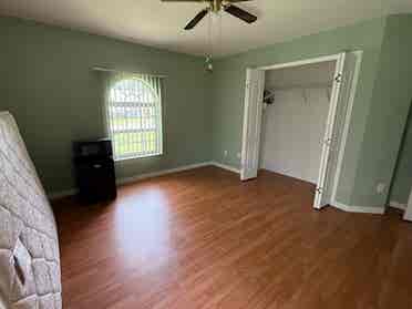 Private Large bedroom and bathroom.