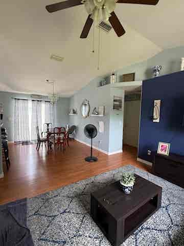 Private Large bedroom and bathroom.