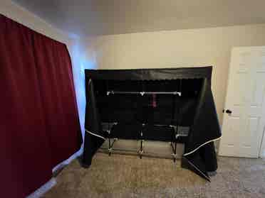 Bedroom with shared bath available