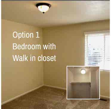 Two room options available