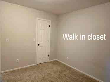 Bedroom with shared bath available