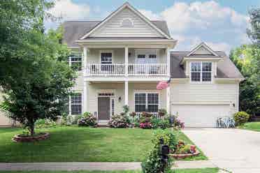 King Master BR suite Garden Home