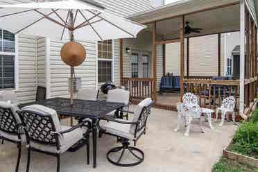 King Master BR suite Garden Home