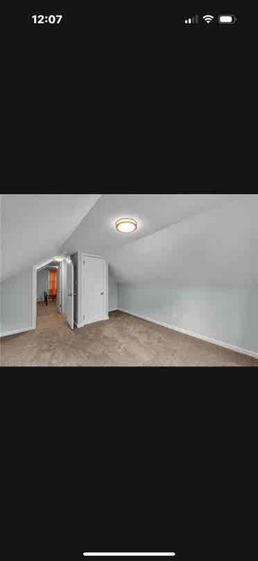 Room with shared bathroom