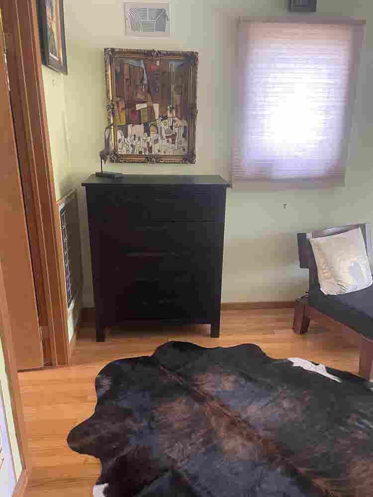 Fully furnished room walk in closet