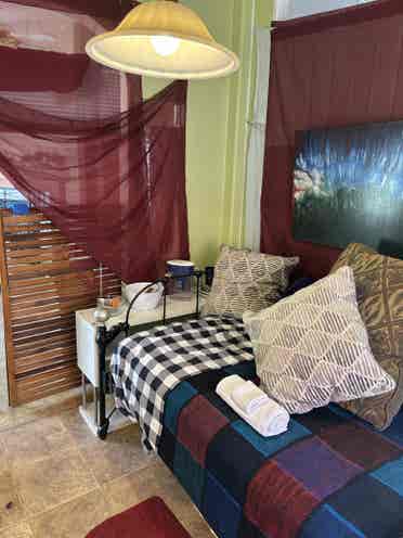 Simple lodging featuring fab sunset