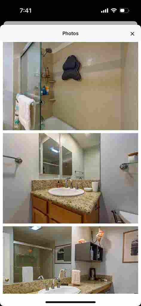 Private bedroom with full bath.