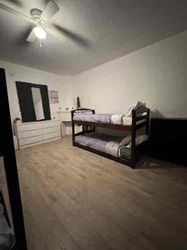 Private and shared room