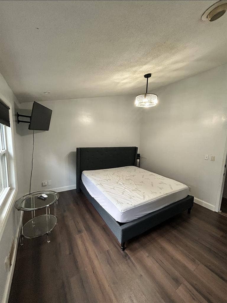 One bedroom available for rent.