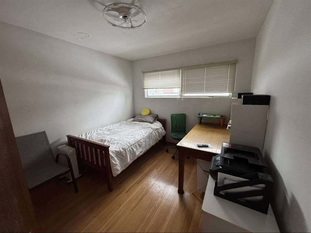 Furnished room in house.