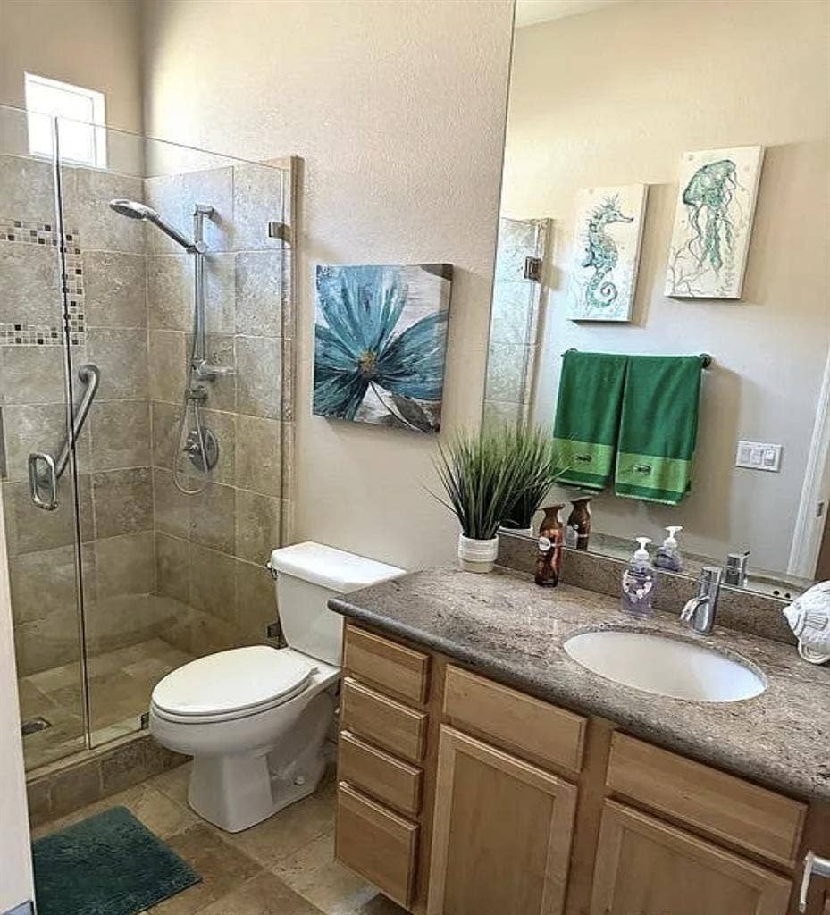 Room with private bathroom