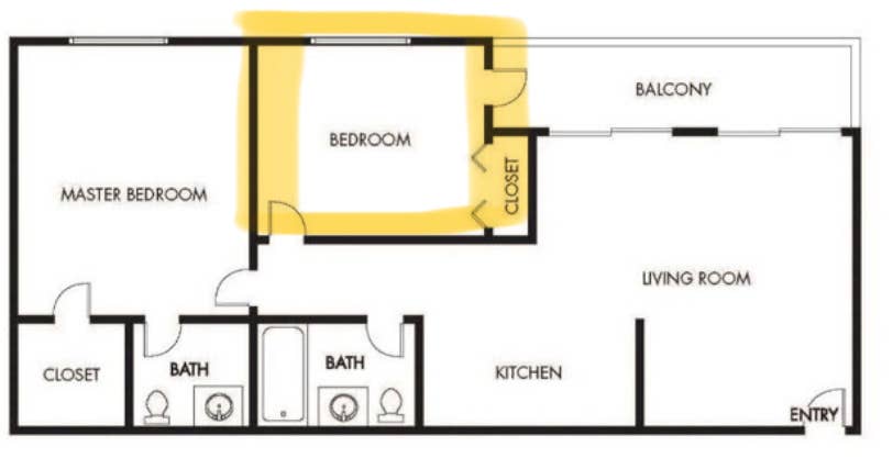 Subletting 1 Bedroom for Girls