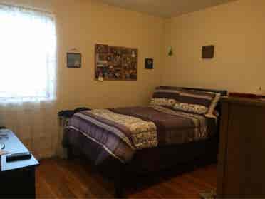 Spacious Bedroom fits Queen Bed