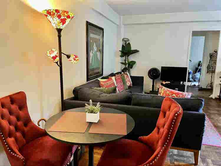 Furnished room - Elev/Laundry bldg