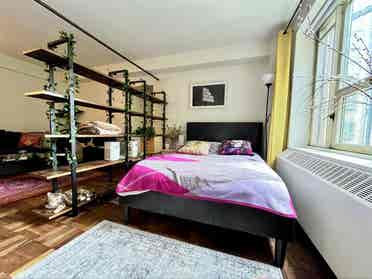 Furnished room - Elev/Laundry bldg