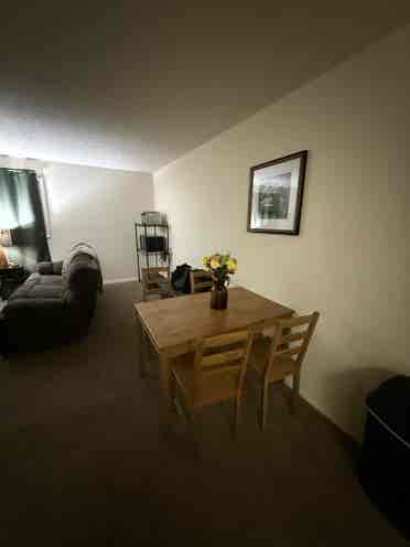 Unfurnished bedroom with balcony