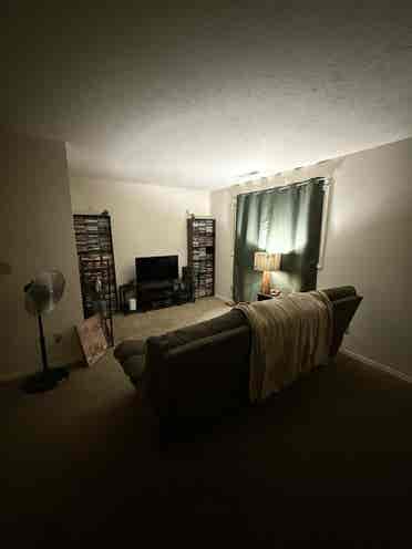 Unfurnished bedroom with balcony
