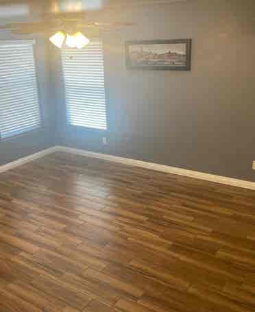 Spacious Master bedroom and Bath