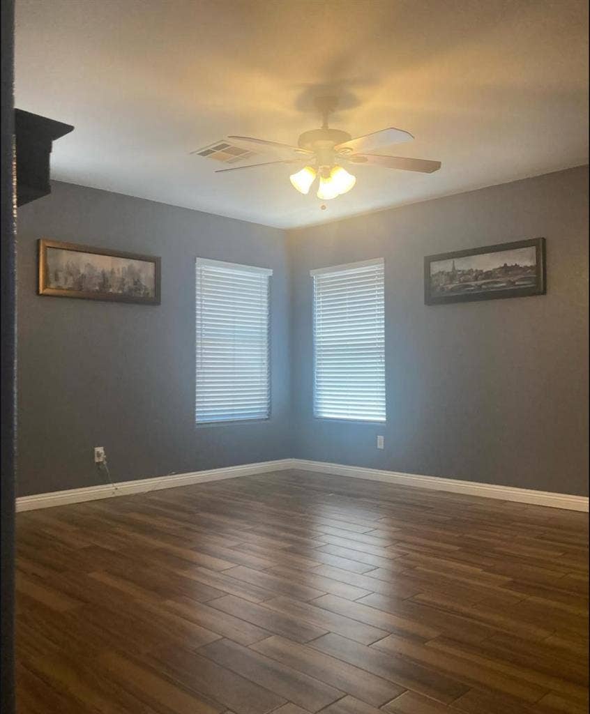 Spacious Master bedroom and Bath