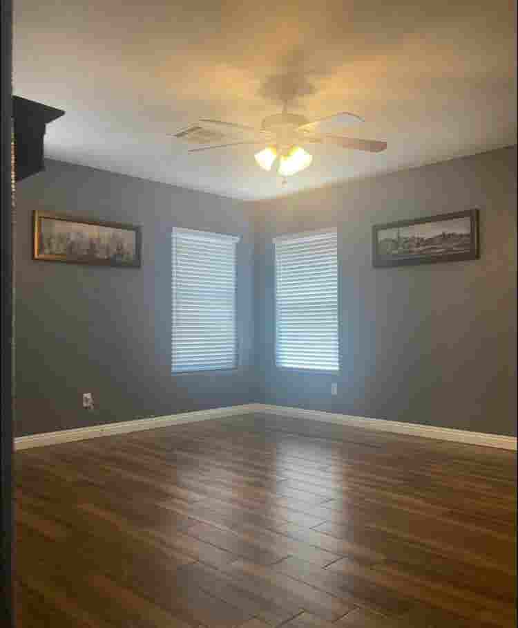 Spacious Master bedroom and Bath