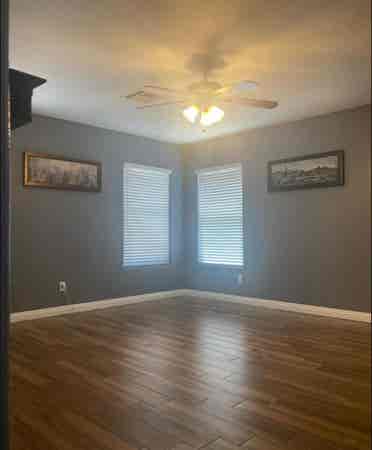 Spacious Master bedroom and Bath