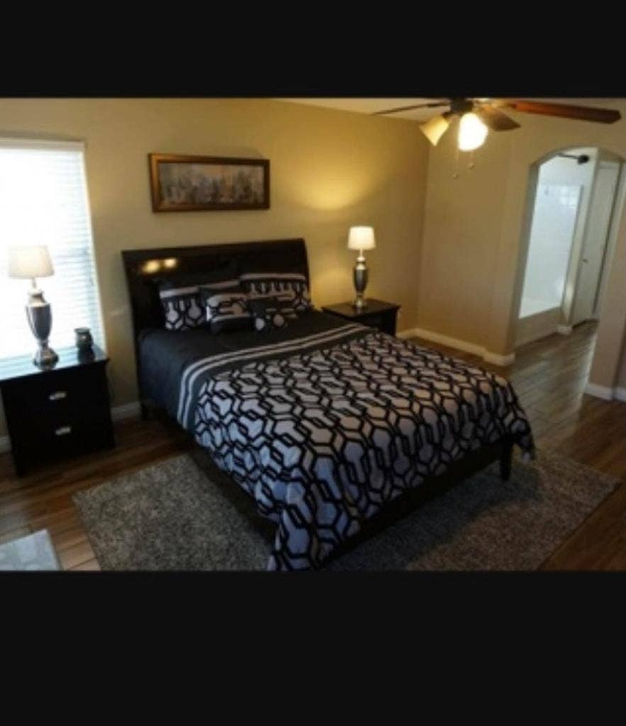 Spacious Master bedroom and Bath