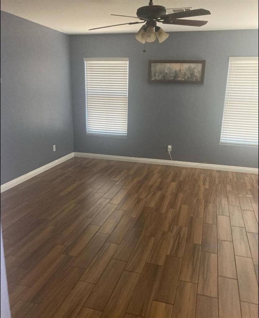 Spacious Master bedroom and Bath