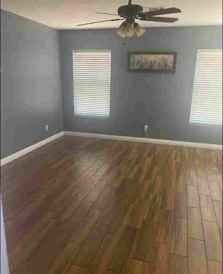 Spacious Master bedroom and Bath