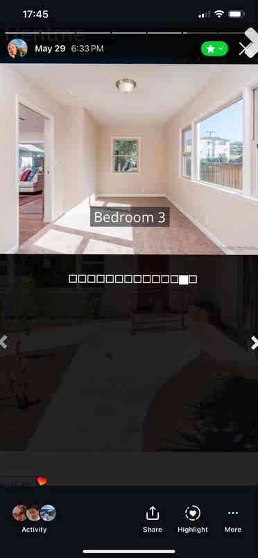 3 bedroom house: One room available