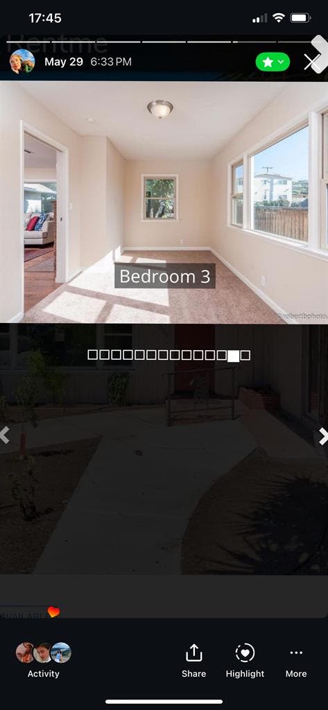 3 bedroom house: One room available