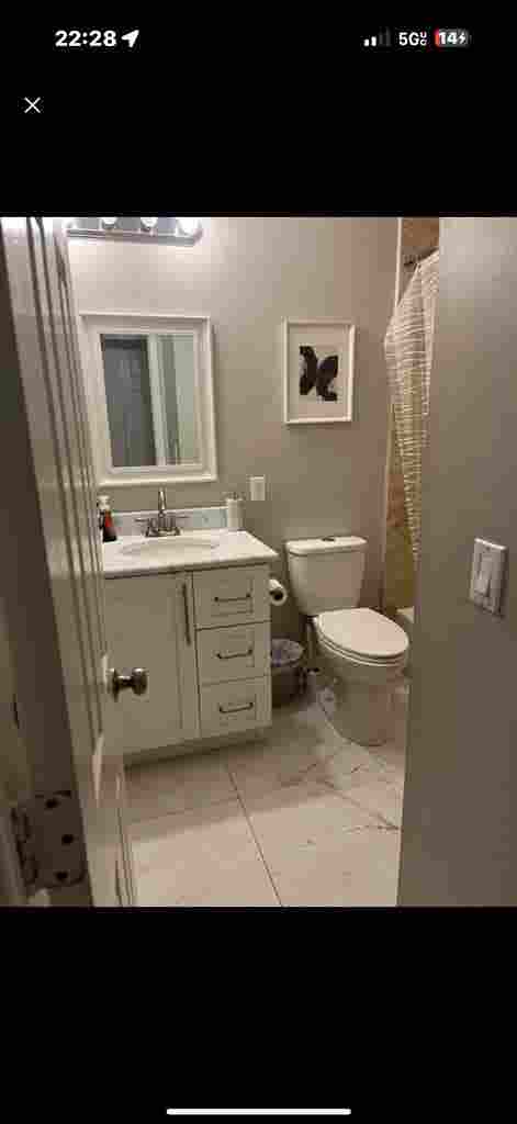 West Boca - bedroom & shared bath.
