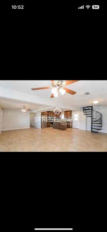 Master bedroom w/ private bathroom!
