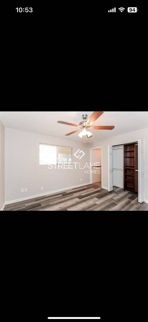 Master bedroom w/ private bathroom!