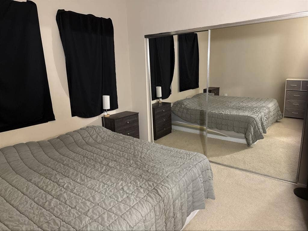 One bedroom, available