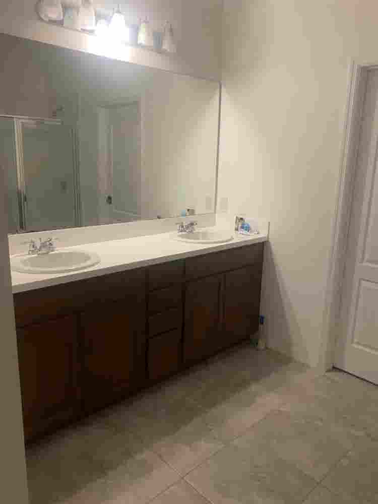 Master Bedroom with large bathroom