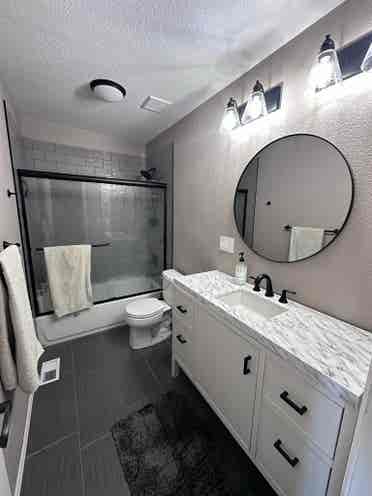 Furnished bedroom suite