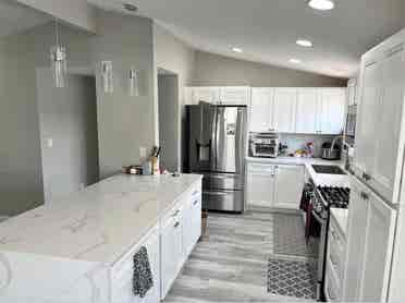 Master bedroom w/ private bathroom