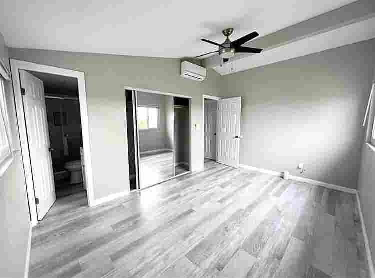 Master bedroom w/ private bathroom