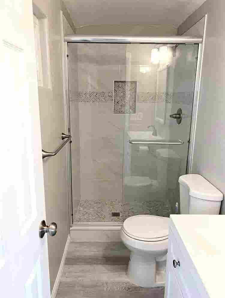 Master bedroom w/ private bathroom