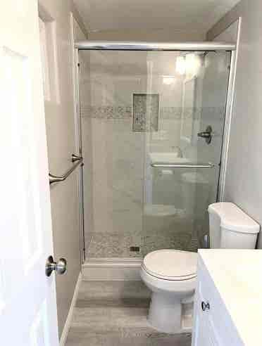 Master bedroom w/ private bathroom