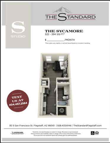 Studio Sublet