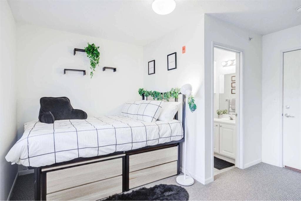 Bedroom with bathroom