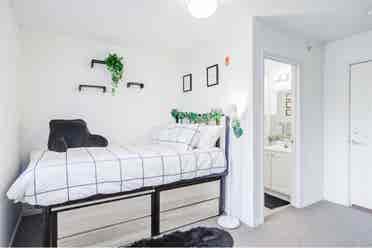 Bedroom with bathroom