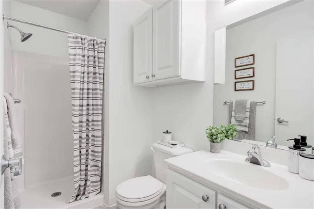 Bedroom with bathroom
