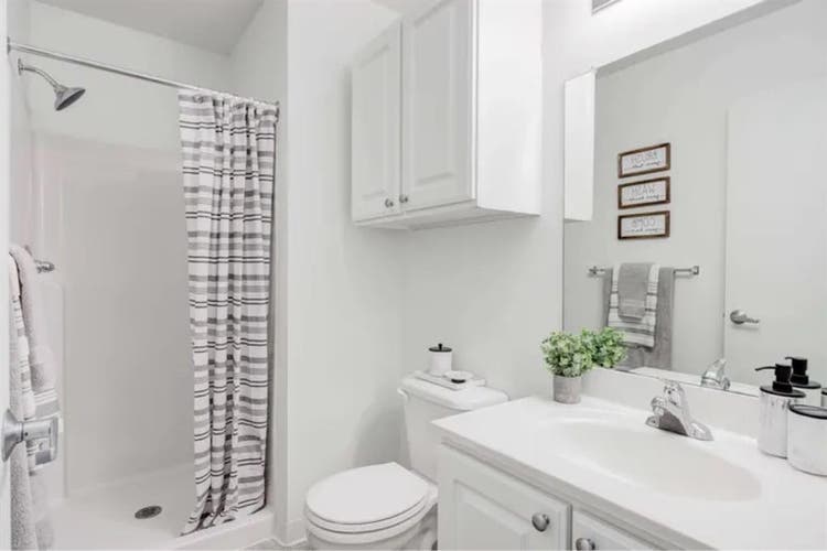 Bedroom with bathroom