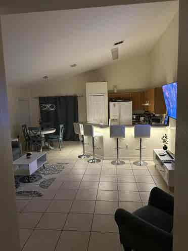 Private room in a 3 bedroom house